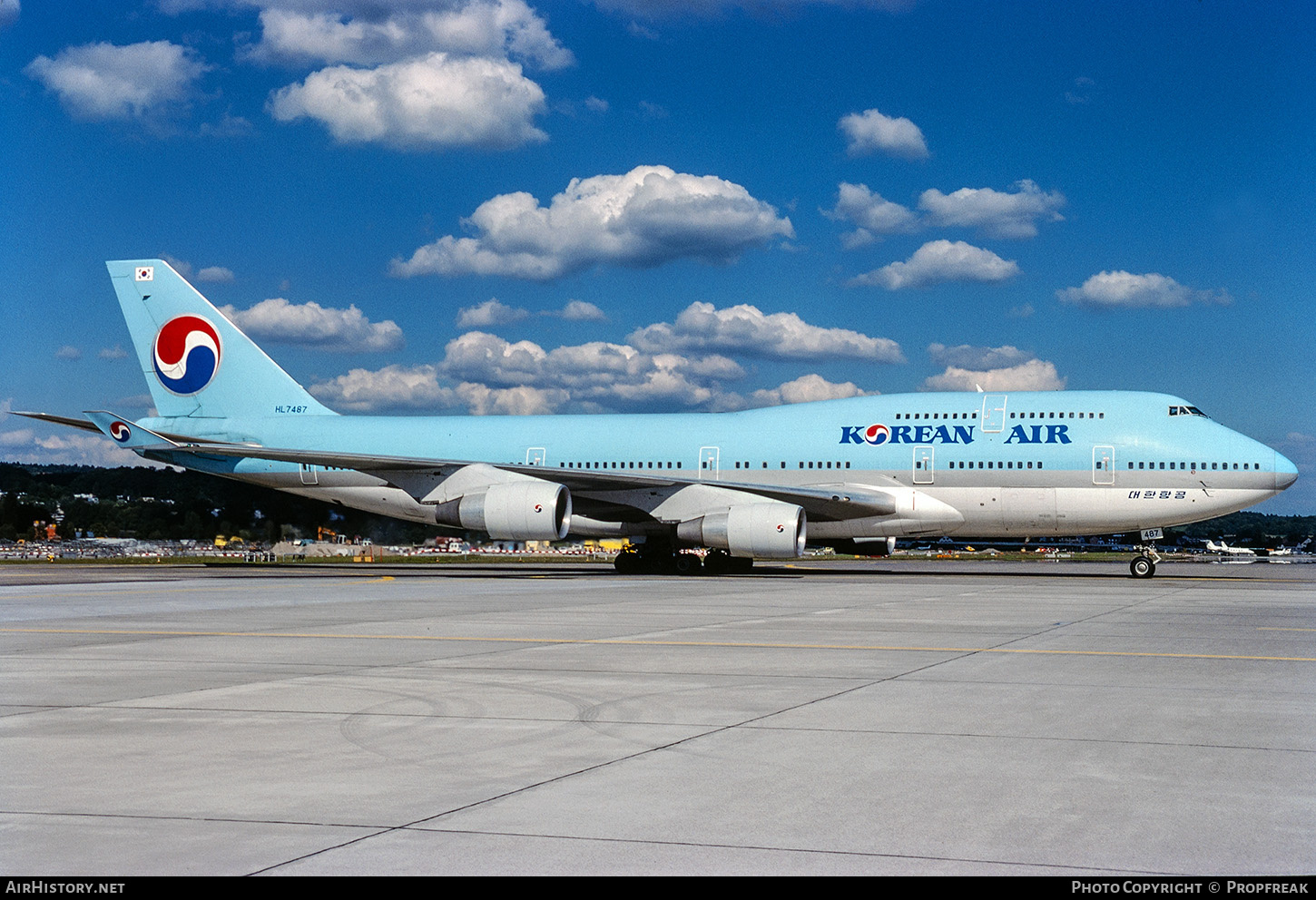 Aircraft Photo of HL7487 | Boeing 747-4B5 | Korean Air | AirHistory.net #674888