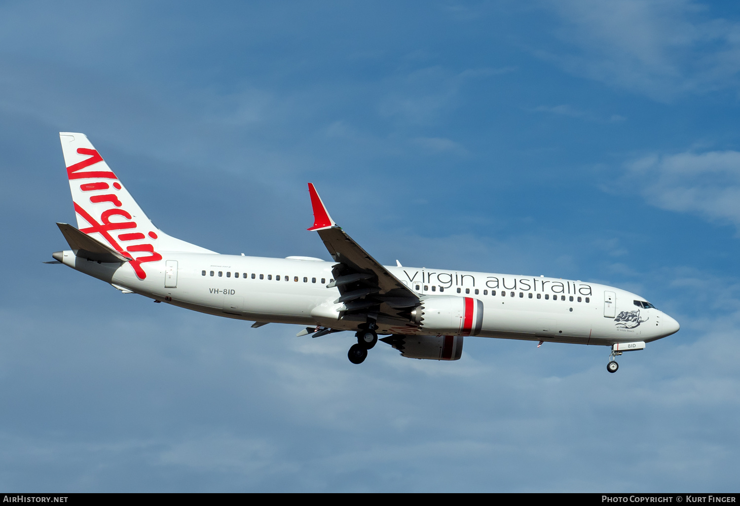 Aircraft Photo of VH-8ID | Boeing 737-8 Max 8 | Virgin Australia Airlines | AirHistory.net #674902