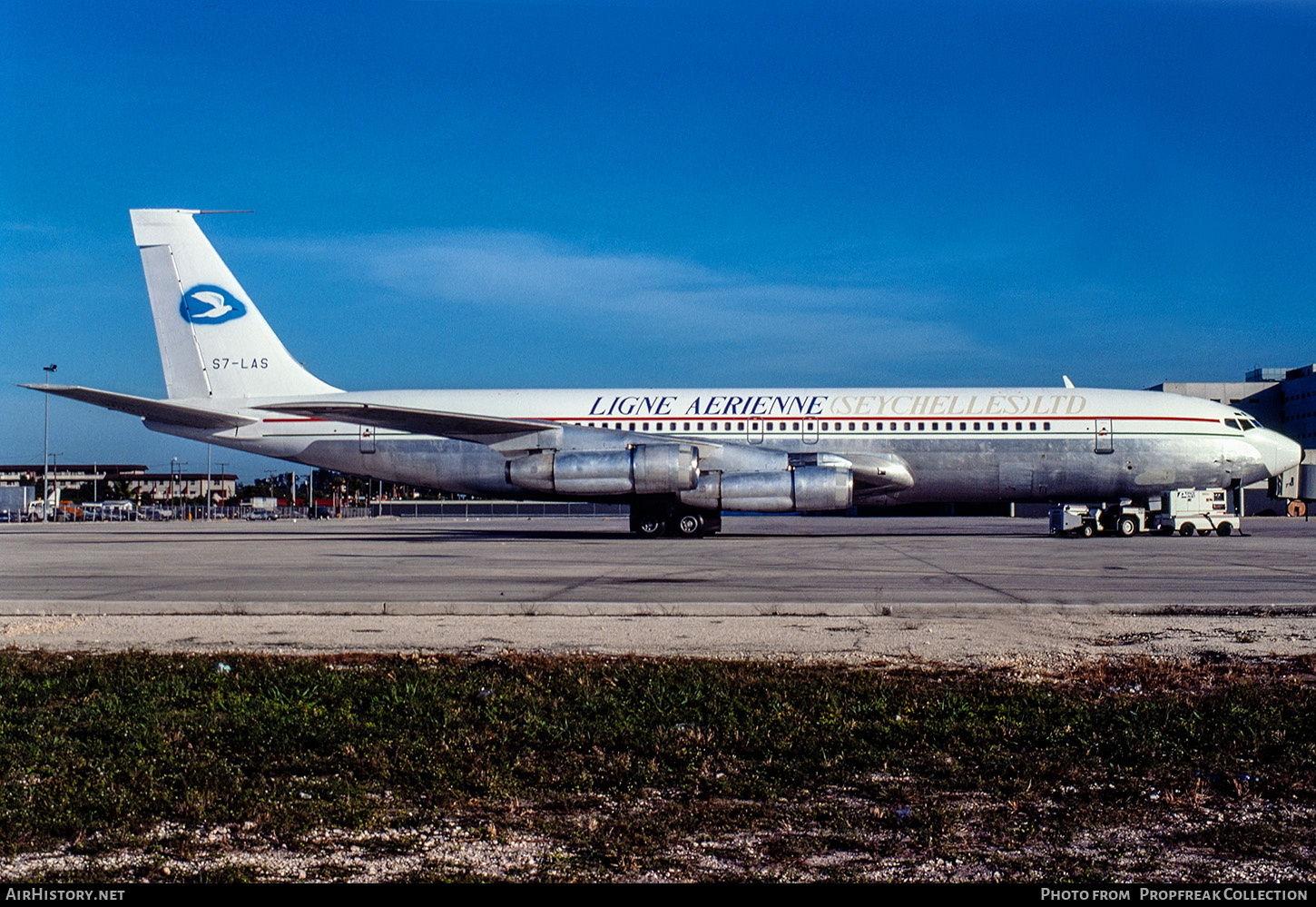 Aircraft Photo of S7-LAS | Boeing 707-323B | Ligne Aérienne Seychelles | AirHistory.net #674906