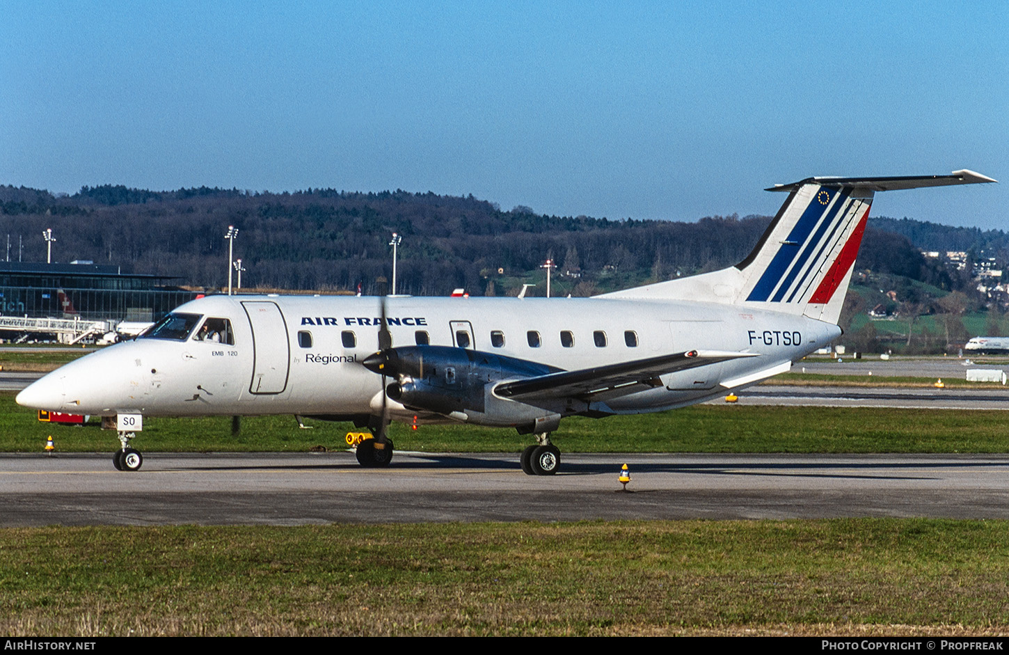 Aircraft Photo of F-GTSO | Embraer EMB-120ER Brasilia | Air France | AirHistory.net #674908