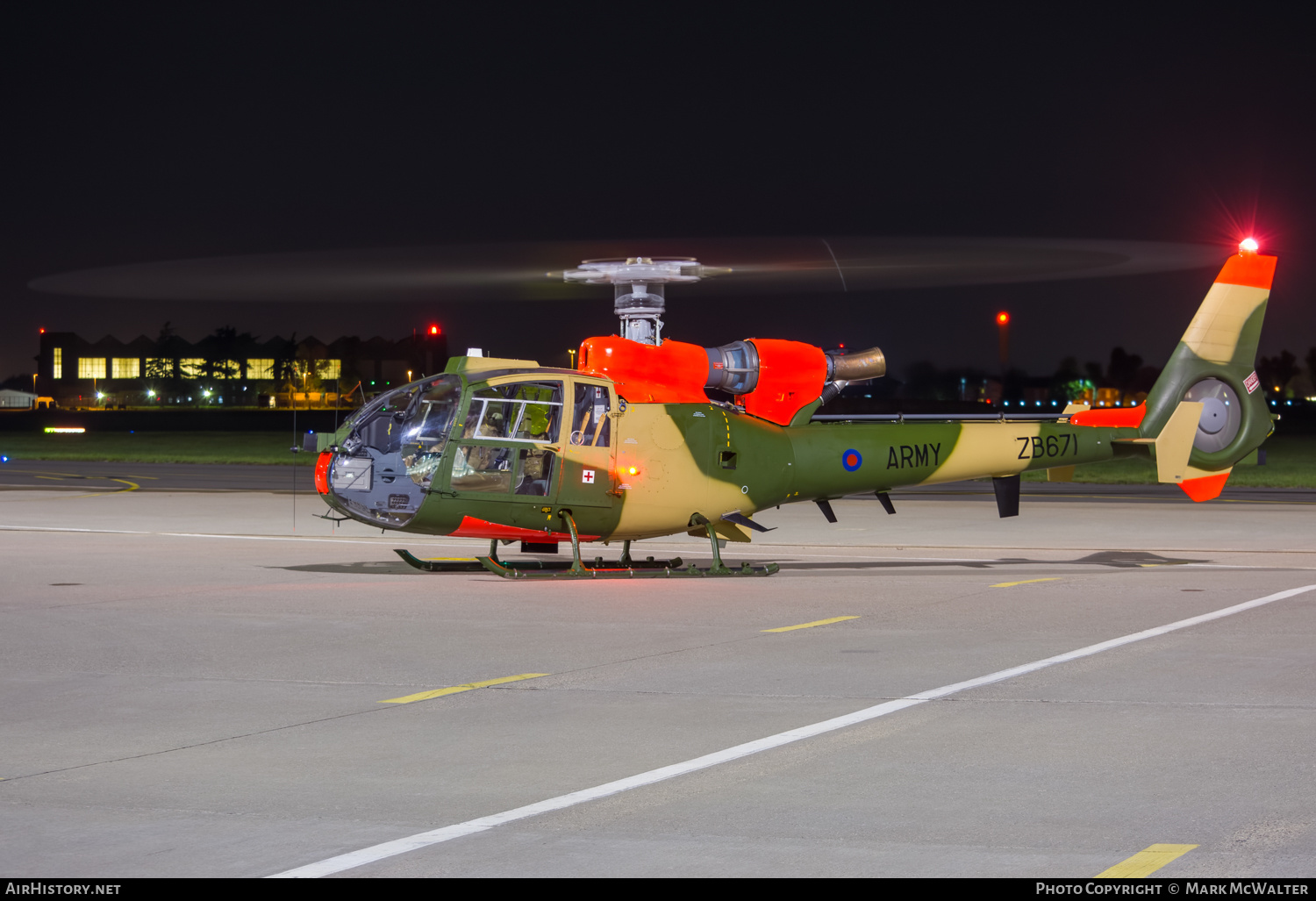 Aircraft Photo of ZB671 | Aerospatiale SA-341B Gazelle AH1 | UK - Army | AirHistory.net #674922