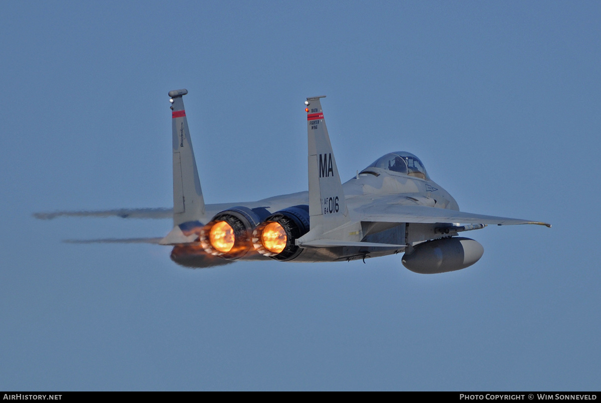Aircraft Photo of 84-0016 / AF84-016 | McDonnell Douglas F-15C Eagle | USA - Air Force | AirHistory.net #674928