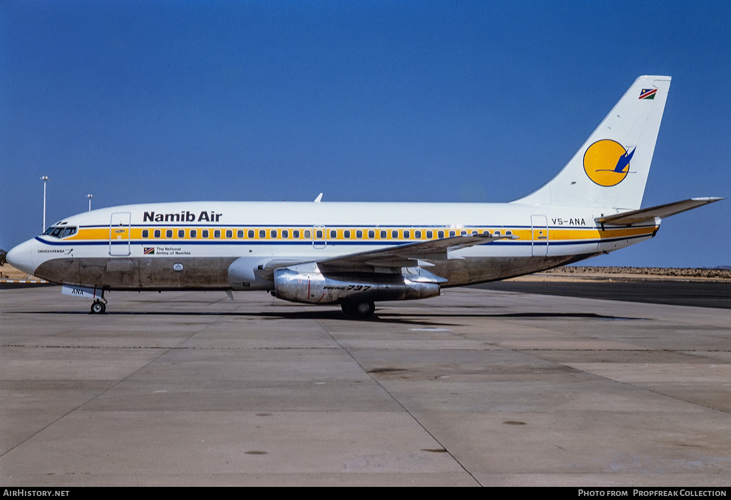 Aircraft Photo of V5-ANA | Boeing 737-25A/Adv | Namib Air | AirHistory.net #674962