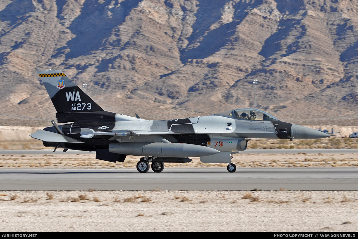 Aircraft Photo of 86-0273 / AF86-273 | General Dynamics F-16C Fighting Falcon | USA - Air Force | AirHistory.net #674965