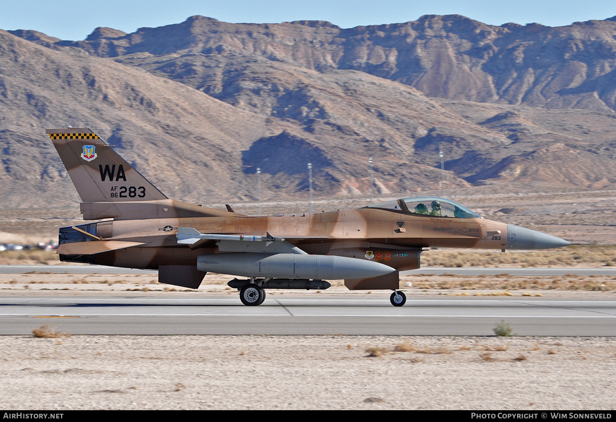 Aircraft Photo of 86-0283 | Lockheed Martin F-16C Fighting Falcon | USA - Air Force | AirHistory.net #674966