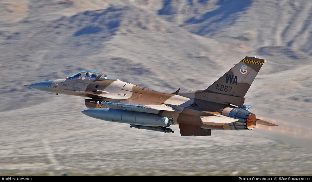 Aircraft Photo of 87-0267 / AF87-267 | General Dynamics F-16C Fighting Falcon | USA - Air Force | AirHistory.net #674970
