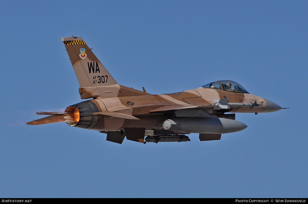 Aircraft Photo of 87-0307 / AF87-307 | General Dynamics F-16C Fighting Falcon | USA - Air Force | AirHistory.net #674974