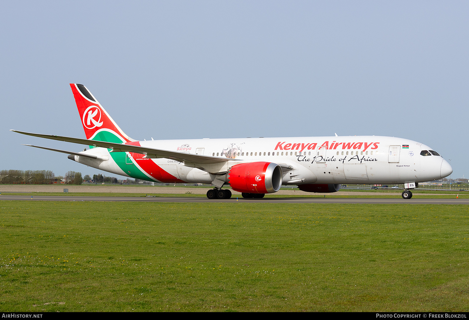 Aircraft Photo of 5Y-KZG | Boeing 787-8 Dreamliner | Kenya Airways | AirHistory.net #674985