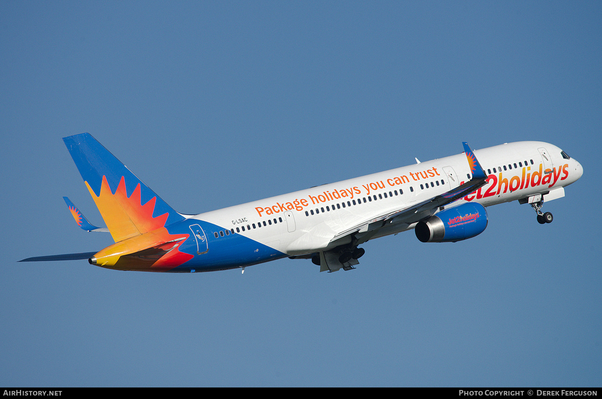 Aircraft Photo of G-LSAC | Boeing 757-23A | Jet2 Holidays | AirHistory.net #675024