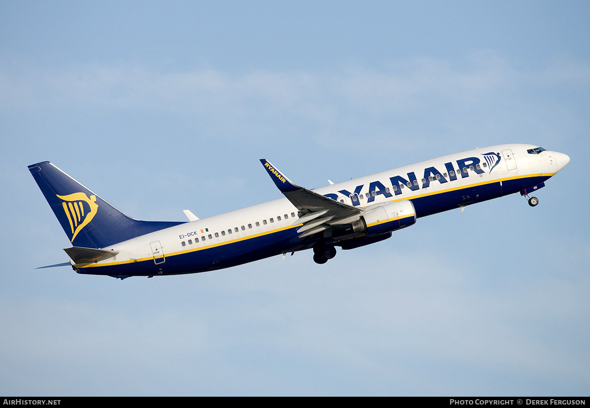 Aircraft Photo of EI-DCK | Boeing 737-8AS | Ryanair | AirHistory.net #675037