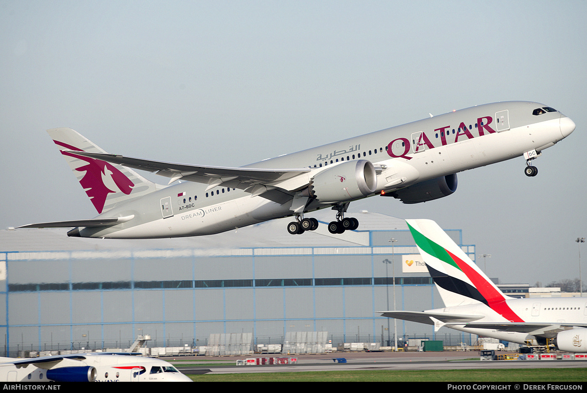 Aircraft Photo of A7-BDC | Boeing 787-8 Dreamliner | Qatar Airways | AirHistory.net #675038