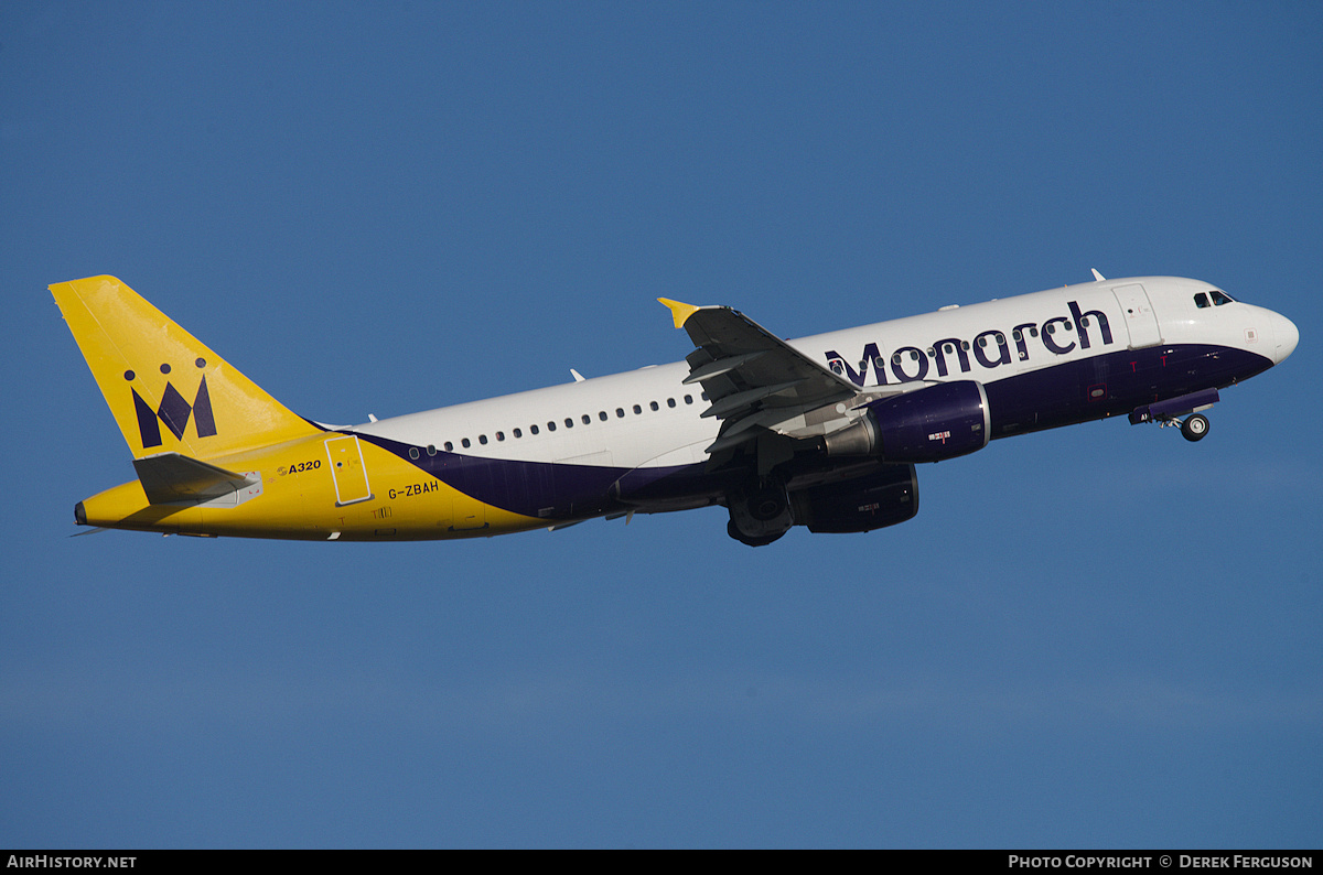 Aircraft Photo of G-ZBAH | Airbus A320-214 | Monarch Airlines | AirHistory.net #675040