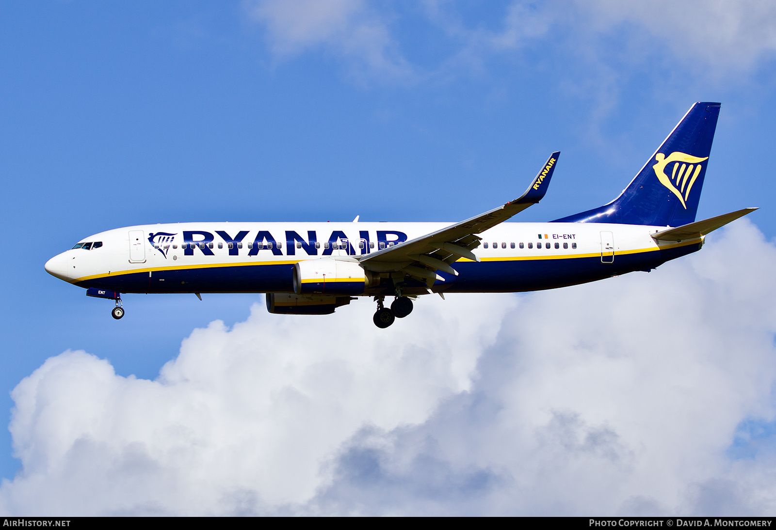 Aircraft Photo of EI-ENT | Boeing 737-8AS | Ryanair | AirHistory.net #675053