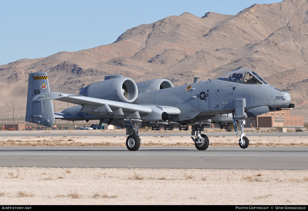 Aircraft Photo of 91-0958 | Fairchild A-10C Thunderbolt II | USA - Air Force | AirHistory.net #675056