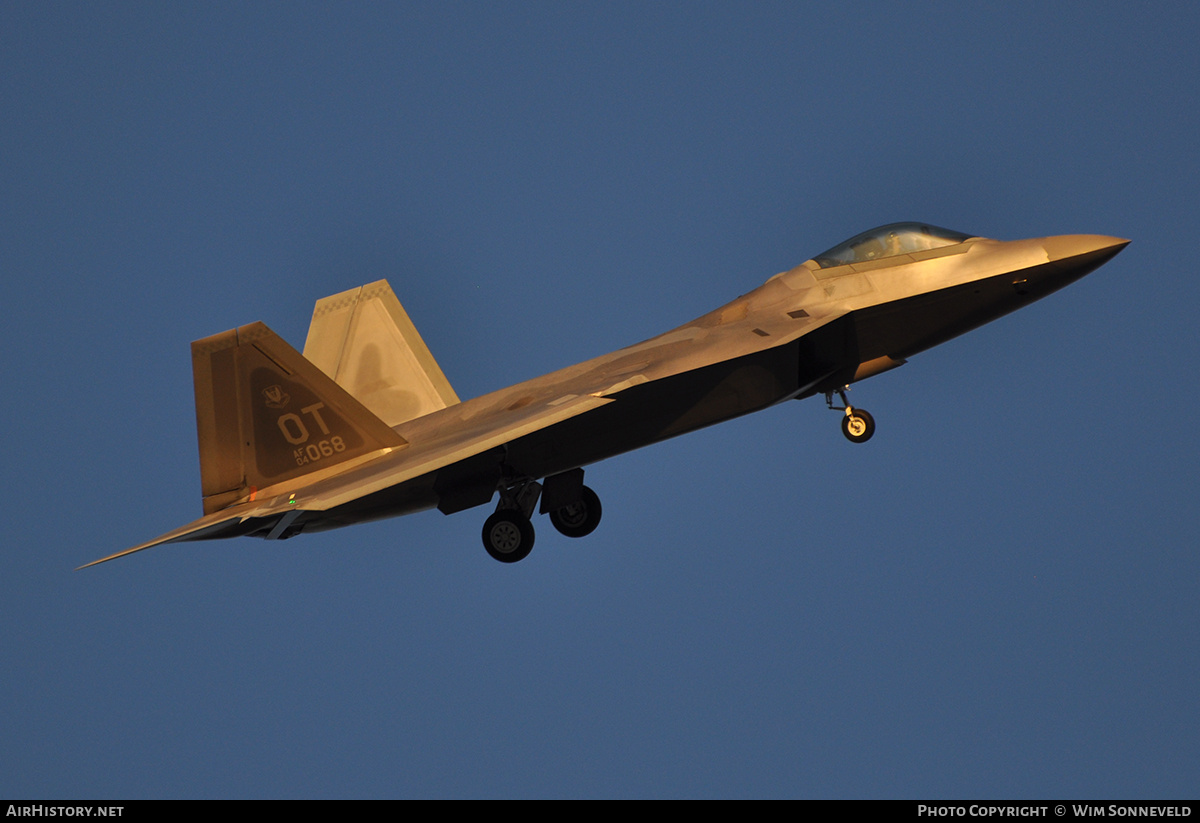 Aircraft Photo of 04-4068 / AF04-068 | Lockheed Martin F-22A Raptor | USA - Air Force | AirHistory.net #675069