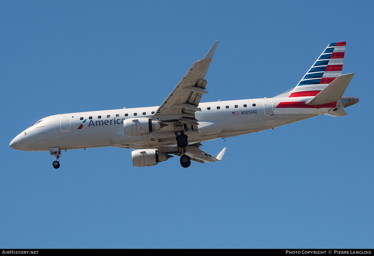 Aircraft Photo of N105HQ | Embraer 175LR (ERJ-170-200LR) | American Eagle | AirHistory.net #675100