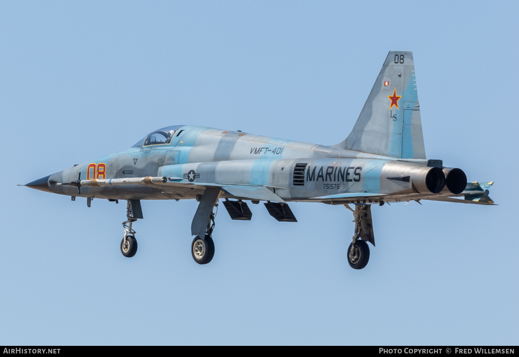 Aircraft Photo of 761576 | Northrop F-5N Tiger II | USA - Marines | AirHistory.net #675205