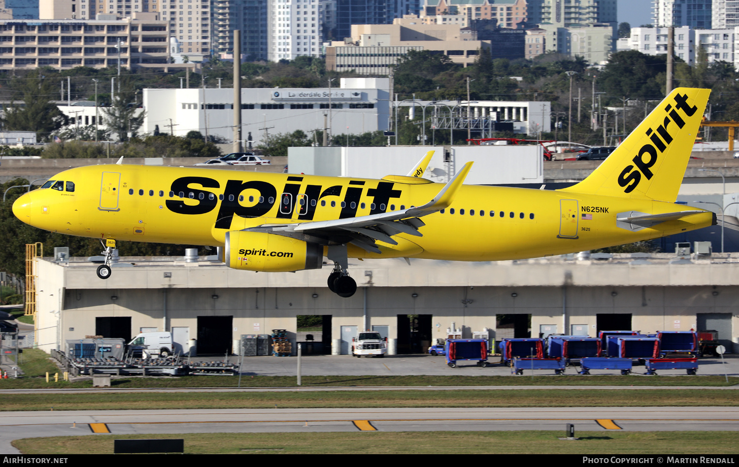 Aircraft Photo of N625NK | Airbus A320-232 | Spirit Airlines | AirHistory.net #675208