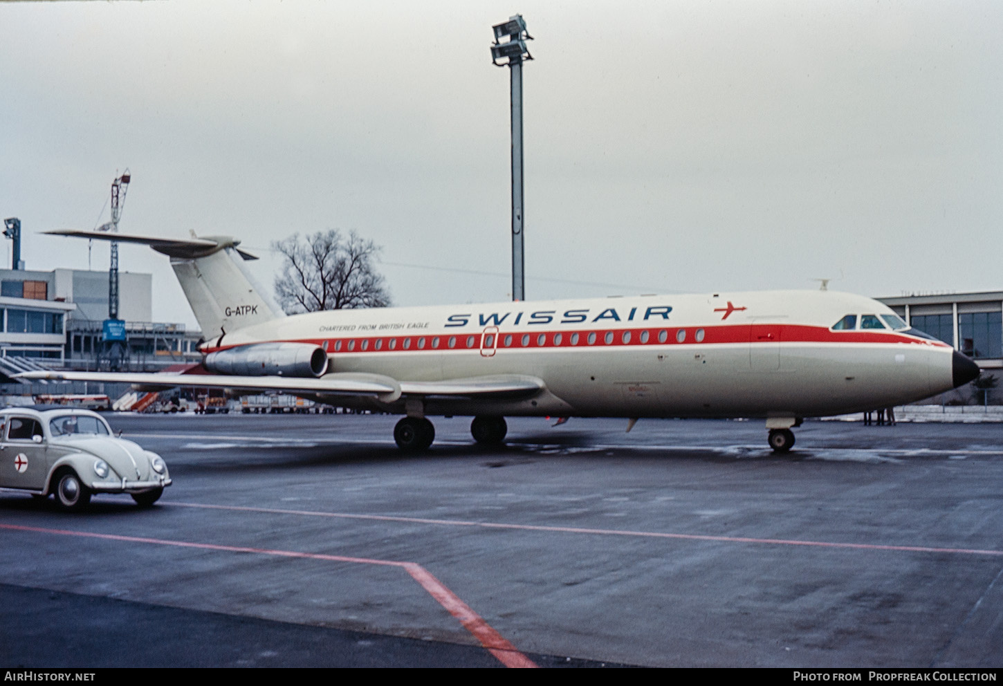Aircraft Photo of G-ATPK | BAC 111-301AG One-Eleven | Swissair | AirHistory.net #675223