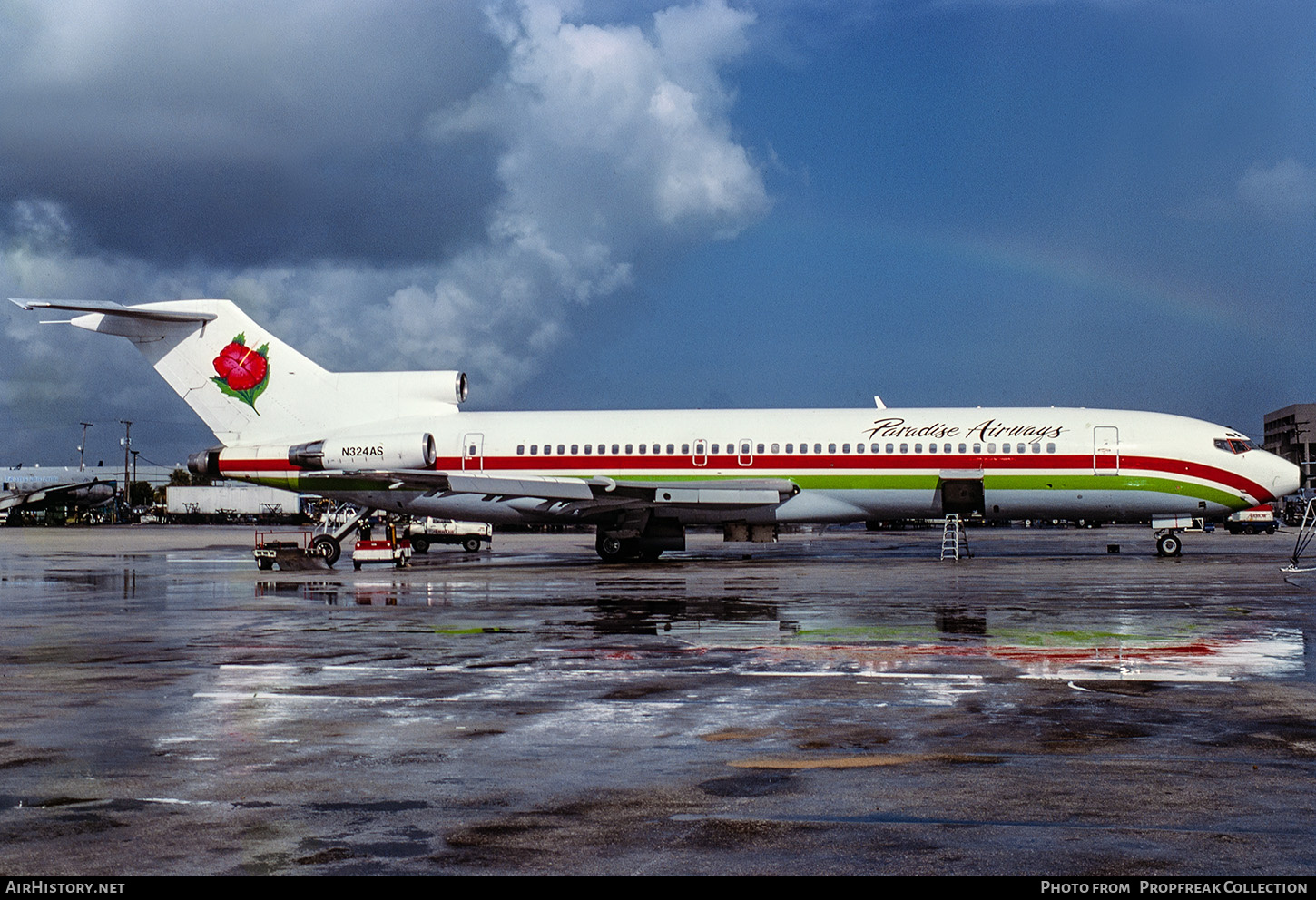 Aircraft Photo of N324AS | Boeing 727-247 | Paradise Airways | AirHistory.net #675231
