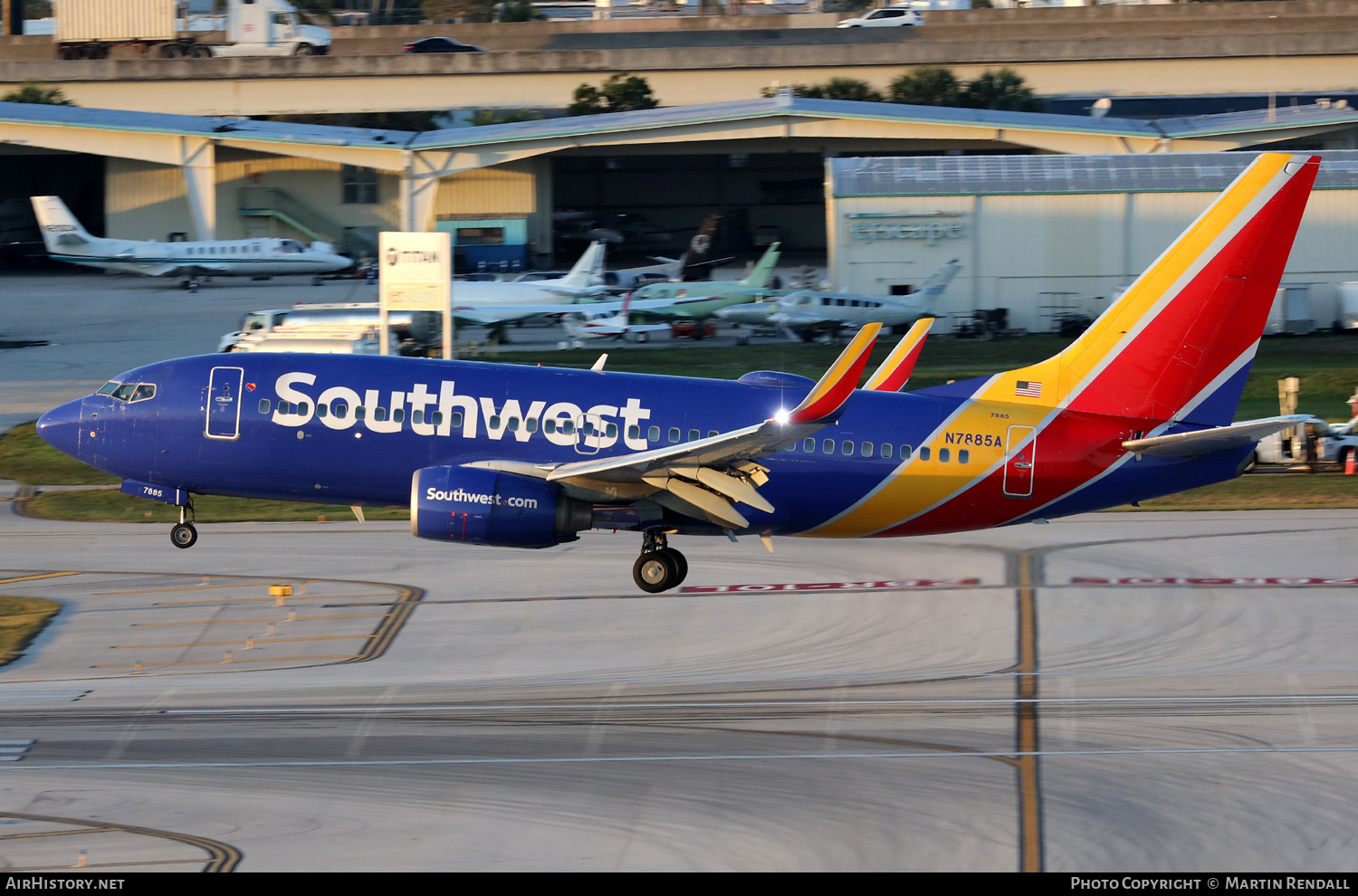 Aircraft Photo of N7885A | Boeing 737-76N | Southwest Airlines | AirHistory.net #675235
