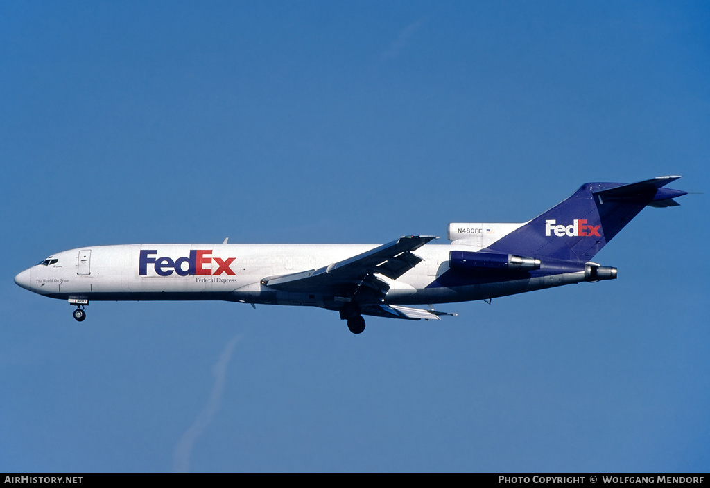Aircraft Photo of N480FE | Boeing 727-227/Adv(F) | Fedex - Federal Express | AirHistory.net #675262