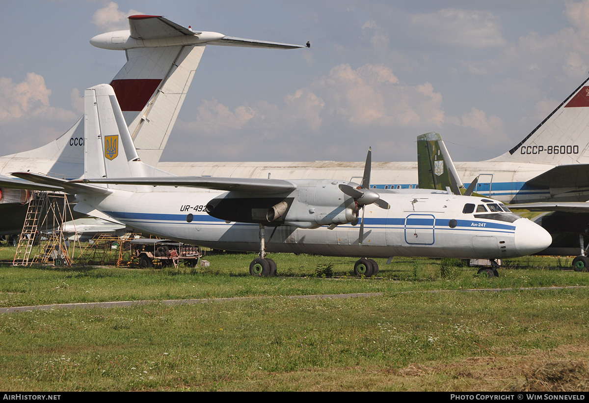 Aircraft Photo of UR-49256 | Antonov An-24T | Ukraine - Air Force | AirHistory.net #675272