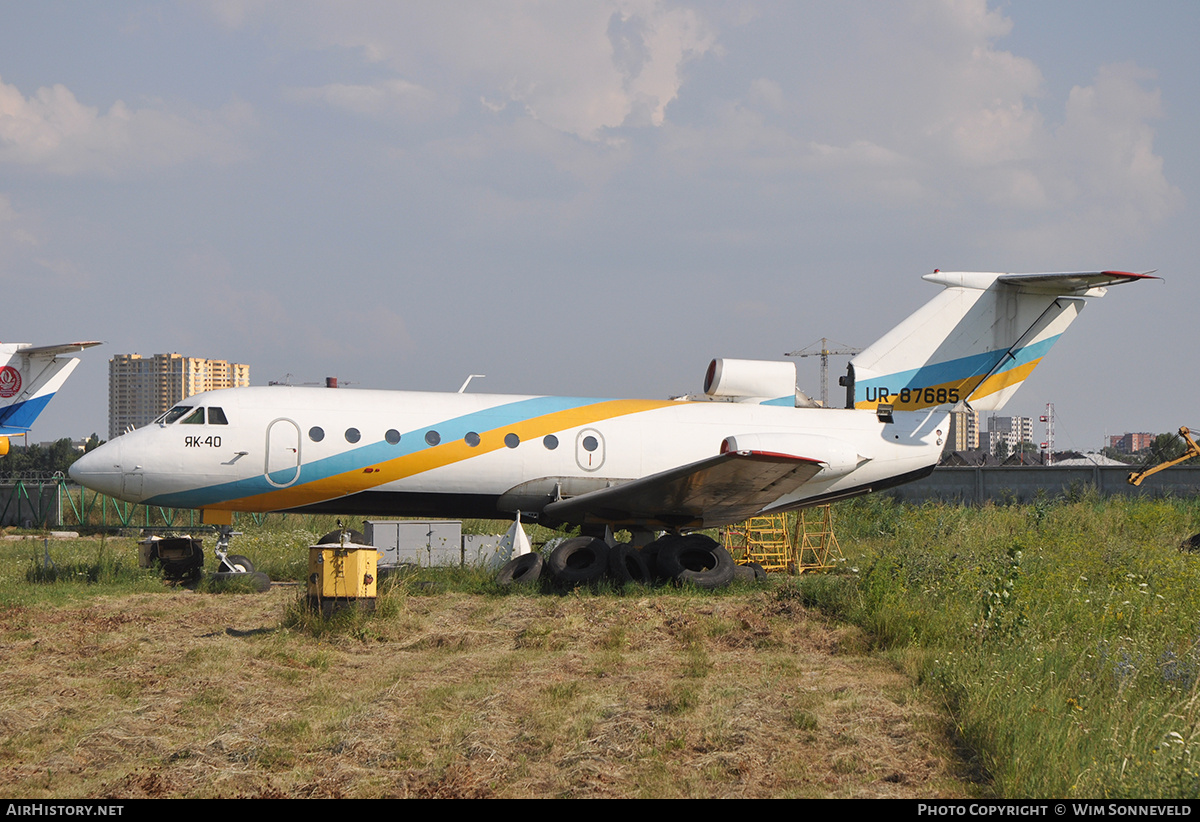 Aircraft Photo of UR-87685 | Yakovlev Yak-40 | AirHistory.net #675290