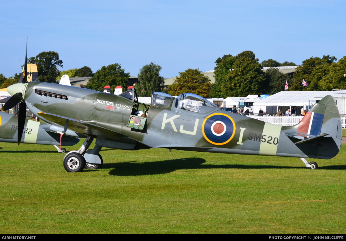 Aircraft Photo of G-ILDA / SM520 | Supermarine 509 Spitfire T9 | UK - Air Force | AirHistory.net #675291