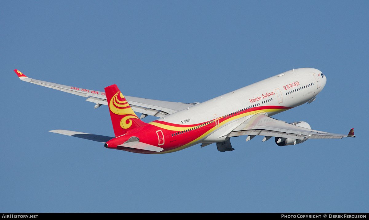 Aircraft Photo of B-5950 | Airbus A330-343E | Hainan Airlines | AirHistory.net #675310