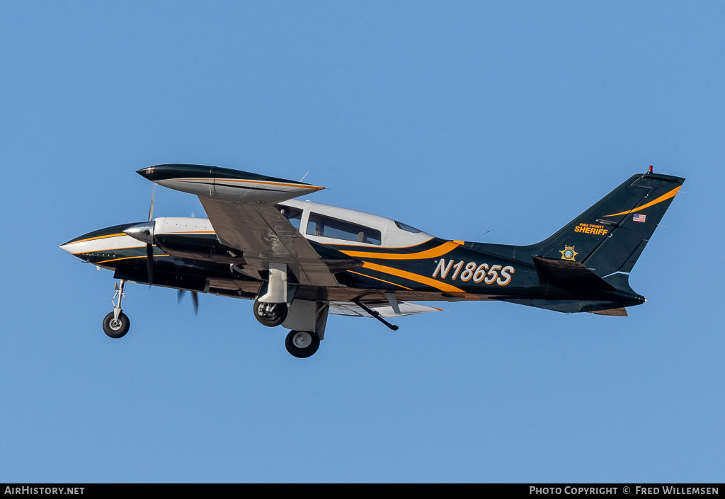 Aircraft Photo of N1865S | Cessna 310R | Pima County Sheriff | AirHistory.net #675315