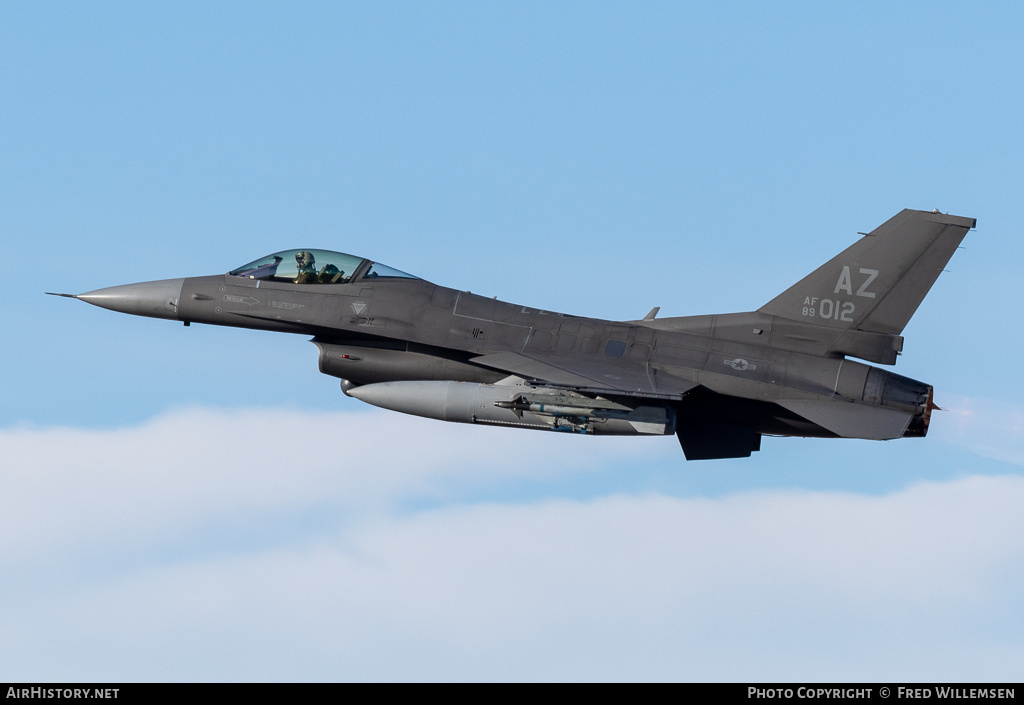 Aircraft Photo of 89-2012 / AF89-012 | General Dynamics F-16CM Fighting Falcon | USA - Air Force | AirHistory.net #675318