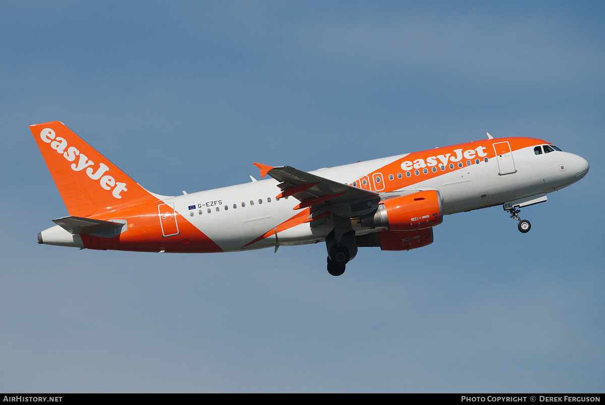 Aircraft Photo of G-EZFS | Airbus A319-111 | EasyJet | AirHistory.net #675322