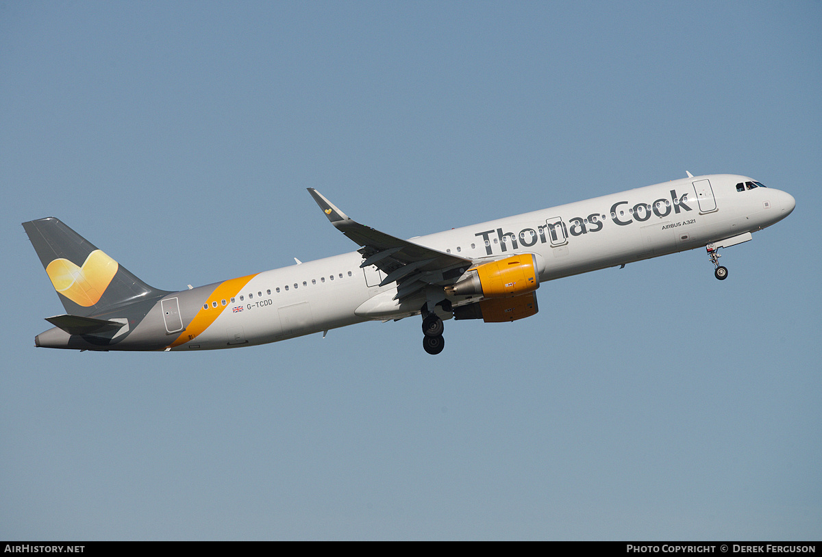 Aircraft Photo of G-TCDD | Airbus A321-211 | Thomas Cook Airlines | AirHistory.net #675365