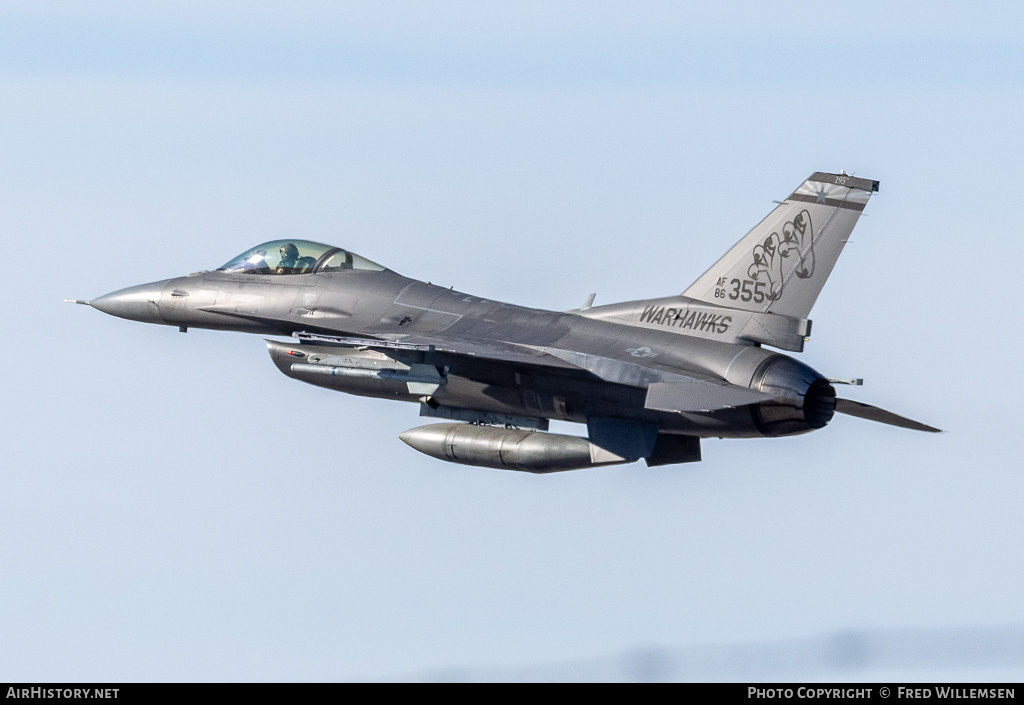 Aircraft Photo of 86-0355 / AF86-355 | General Dynamics F-16C Fighting Falcon | USA - Air Force | AirHistory.net #675376