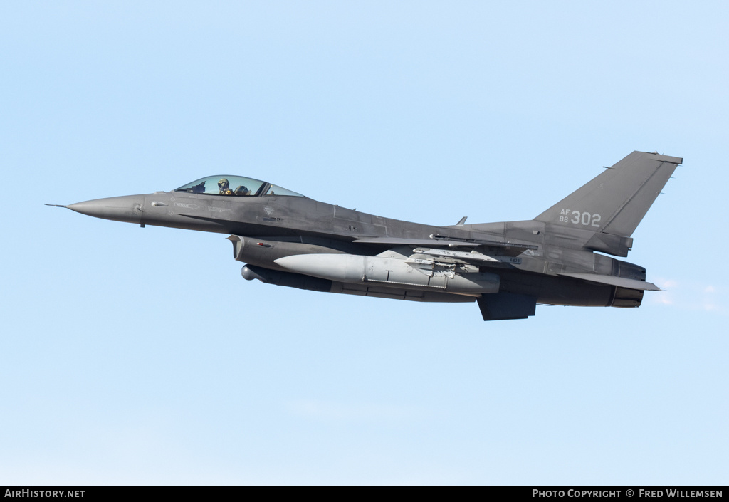 Aircraft Photo of 86-0302 / AF86-302 | General Dynamics F-16C Fighting Falcon | USA - Air Force | AirHistory.net #675388
