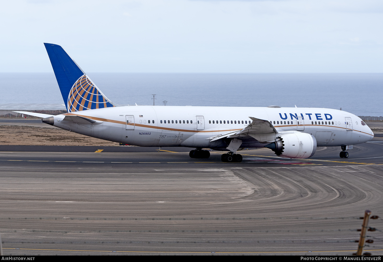 Aircraft Photo of N26902 | Boeing 787-8 Dreamliner | United Airlines | AirHistory.net #675399