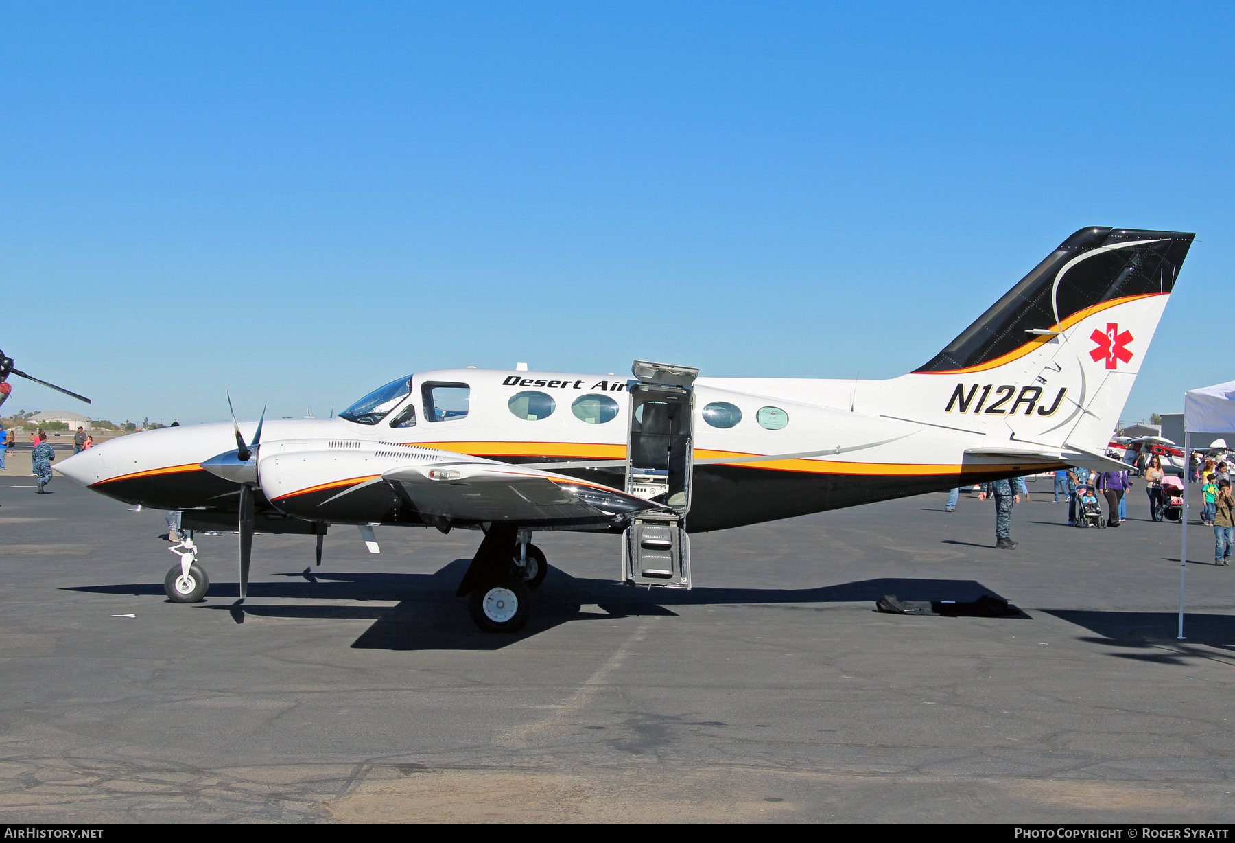 Aircraft Photo of N12RJ | Cessna 421C Golden Eagle | Desert Air Ambulance | AirHistory.net #675450