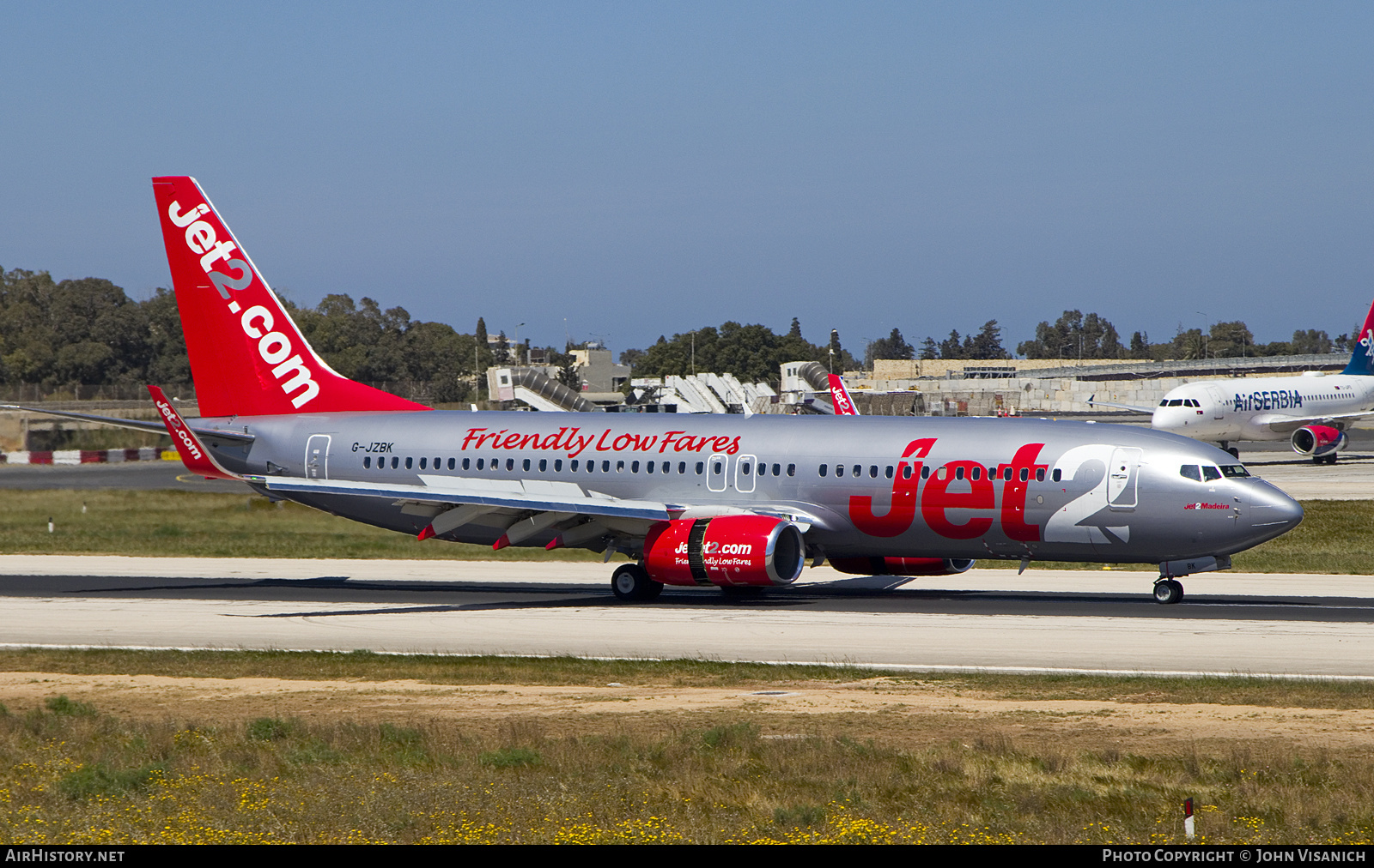 Aircraft Photo of G-JZBK | Boeing 737-8MG | Jet2 | AirHistory.net #675452