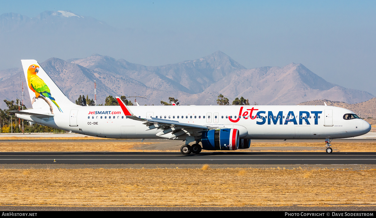 Aircraft Photo of CC-DIE | Airbus A321-271NX | JetSmart | AirHistory.net #675485