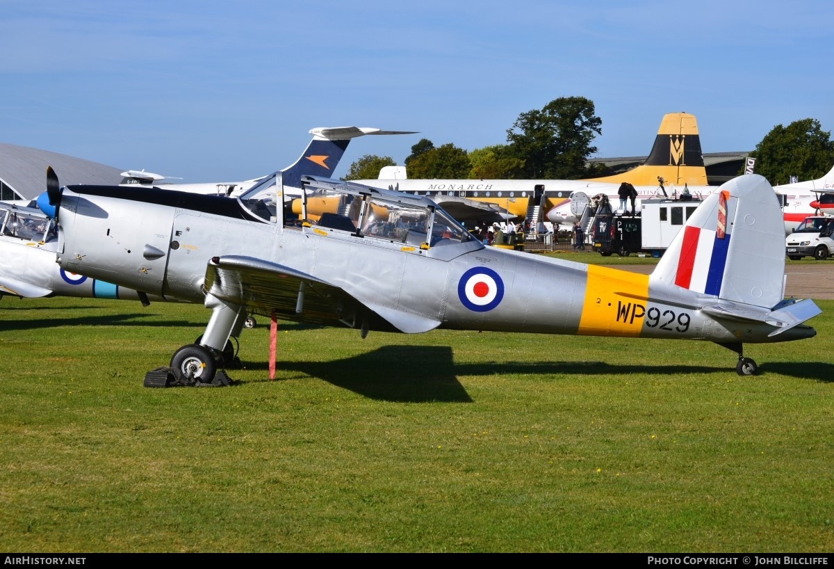 Aircraft Photo of G-BXCV / WP929 | De Havilland DHC-1 Chipmunk Mk22 | UK - Air Force | AirHistory.net #675487