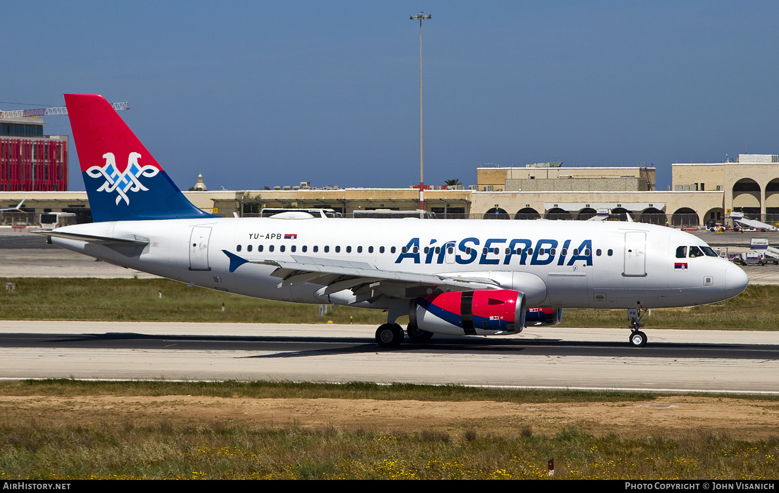 Aircraft Photo of YU-APB | Airbus A319-132 | Air Serbia | AirHistory.net #675503