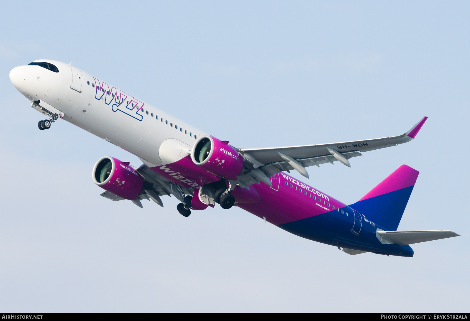 Aircraft Photo of 9H-WDH | Airbus A321-271NX | Wizz Air | AirHistory.net #675517