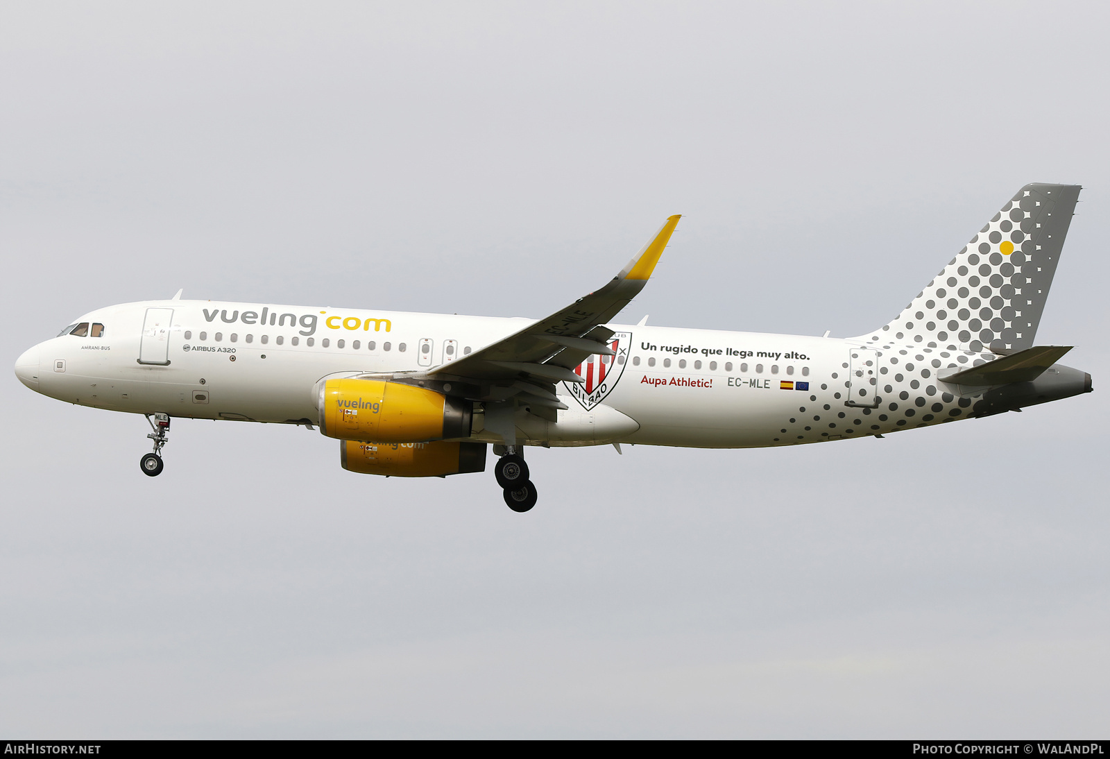 Aircraft Photo of EC-MLE | Airbus A320-232 | Vueling Airlines | AirHistory.net #675546