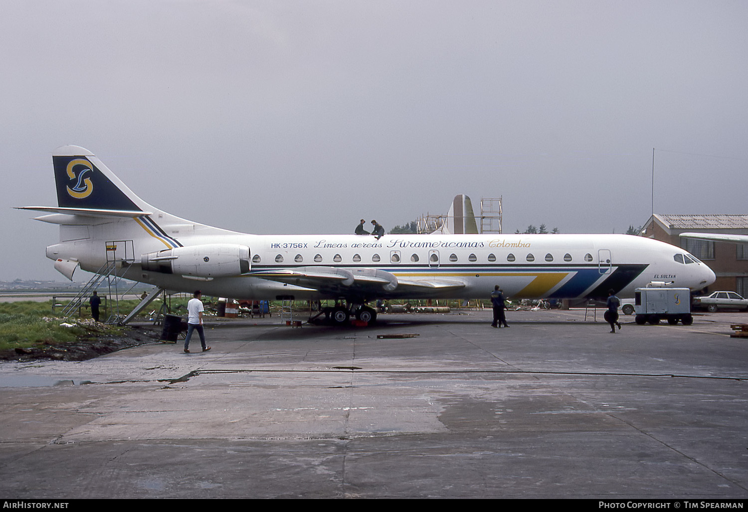 Aircraft Photo of HK-3756X | Sud SE-210 Caravelle 10B3 Super B | Líneas Aéreas Suramericanas - LAS | AirHistory.net #675547