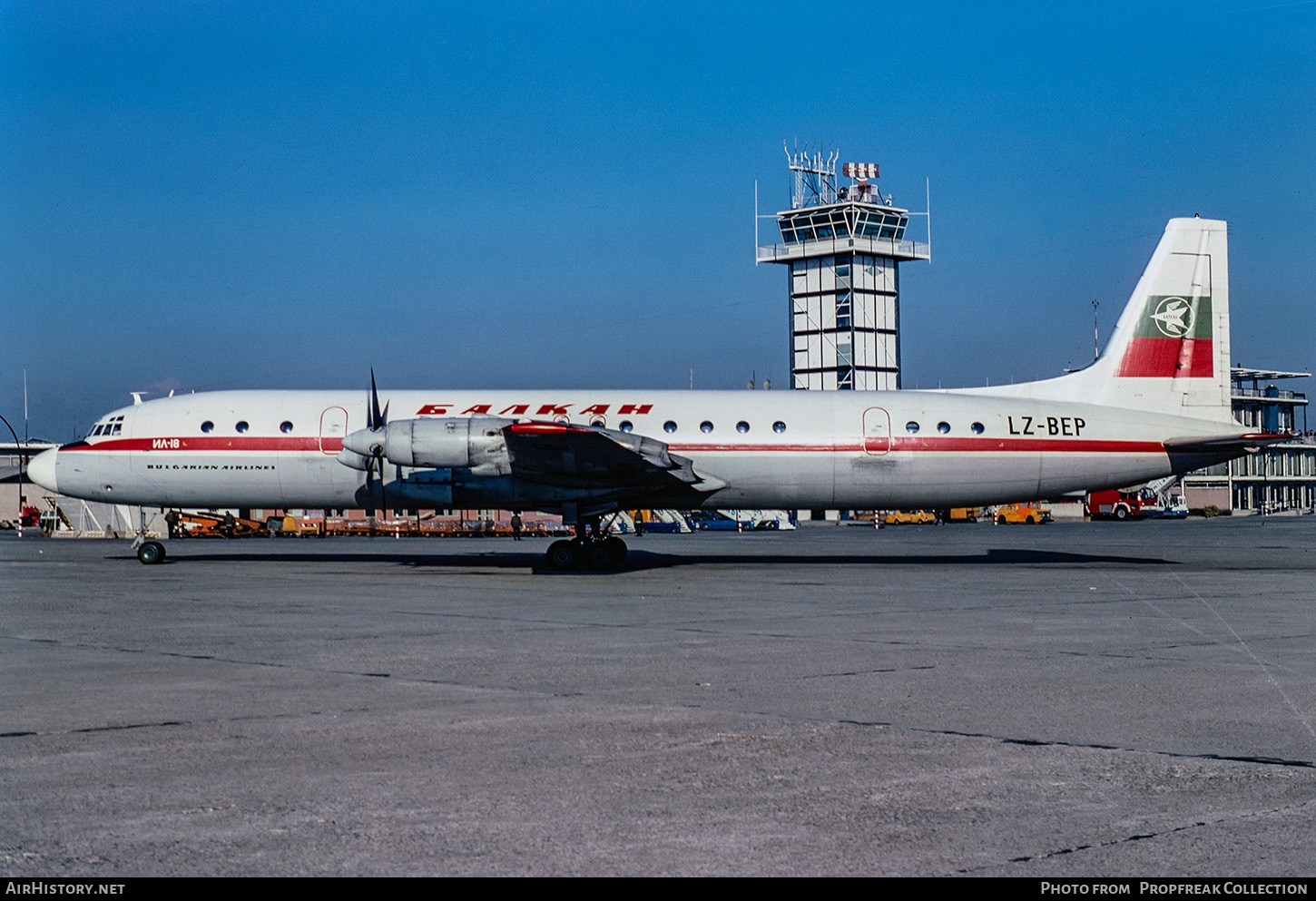 Aircraft Photo of LZ-BEP | Ilyushin Il-18V | Balkan - Bulgarian Airlines | AirHistory.net #675548