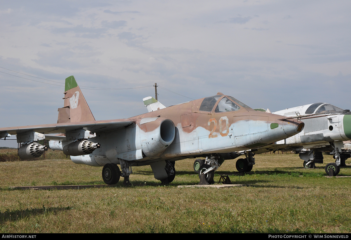 Aircraft Photo of 20 red | Sukhoi Su-25 | Soviet Union - Air Force | AirHistory.net #675566