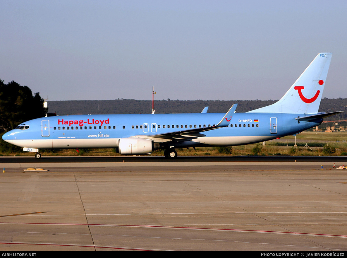 Aircraft Photo of D-AHFD | Boeing 737-8K5 | Hapag-Lloyd | AirHistory.net #675577