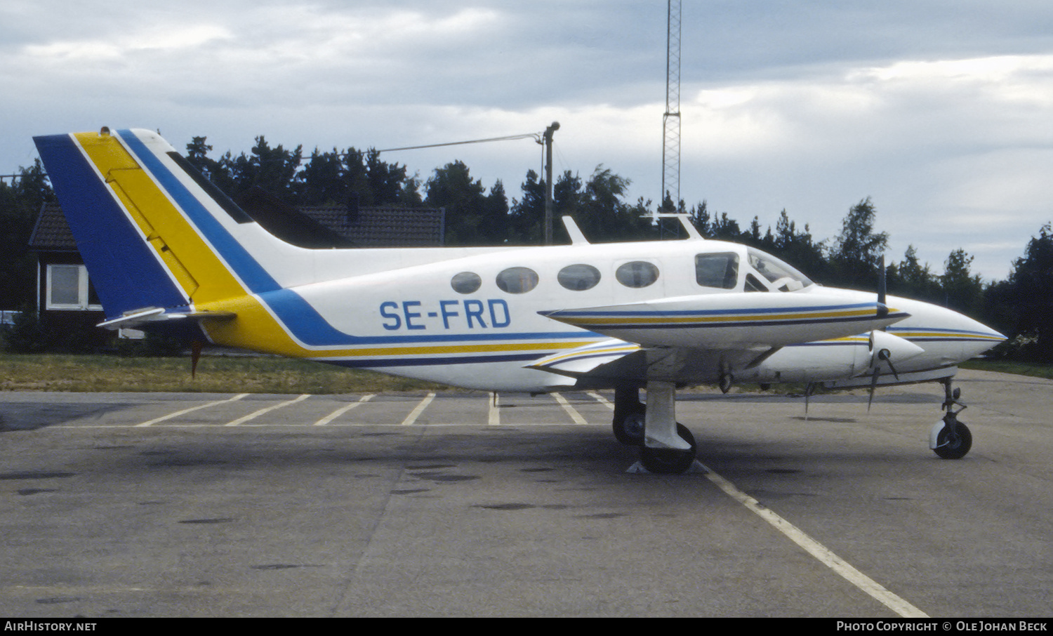 Aircraft Photo of SE-FRD | Cessna 414 | AirHistory.net #675581