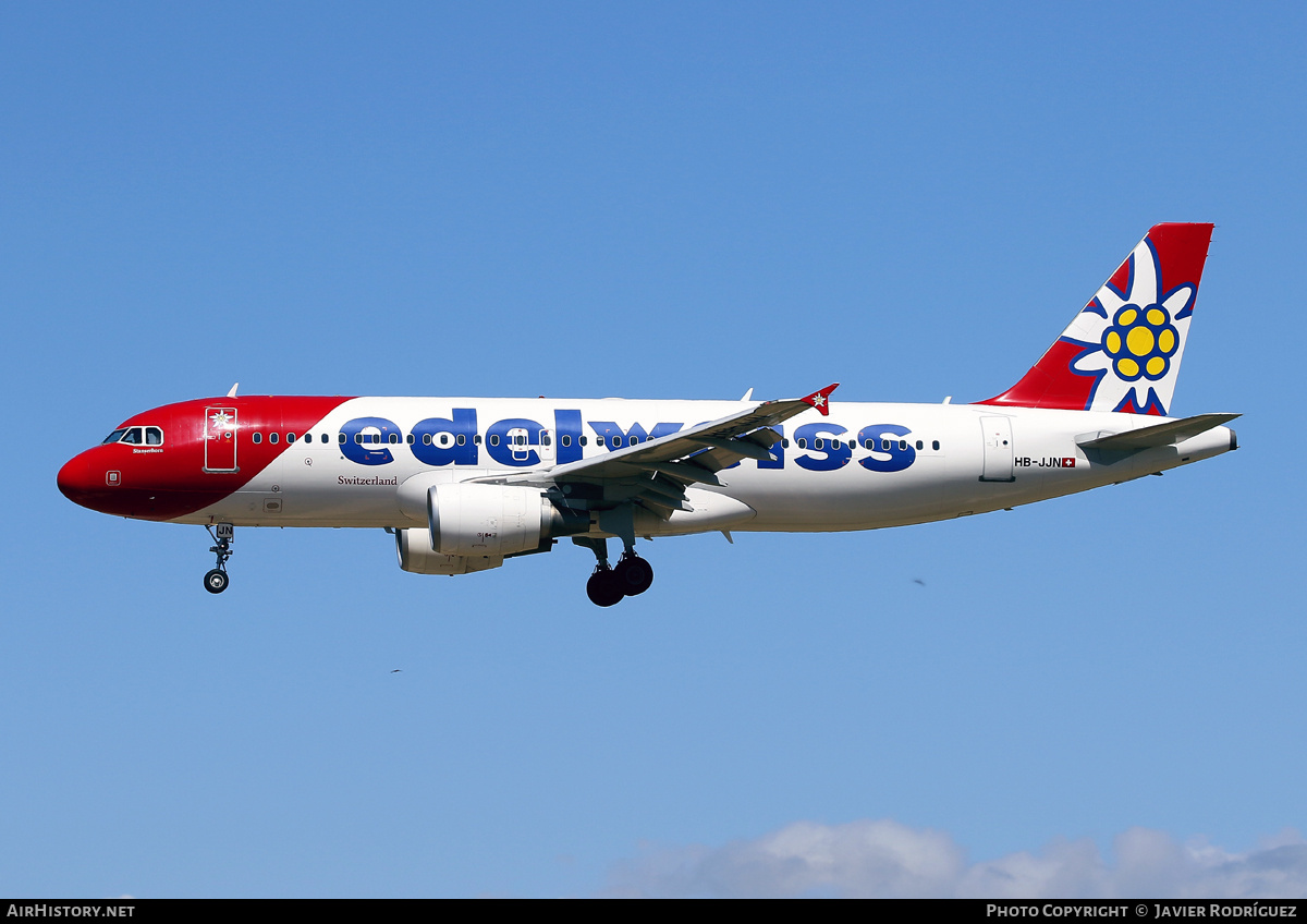 Aircraft Photo of HB-JJN | Airbus A320-214 | Edelweiss Air | AirHistory.net #675593